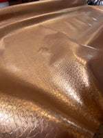 Load image into Gallery viewer, Embossed Crocodile spots upholstery Faux leather vinyl 54" Wide
