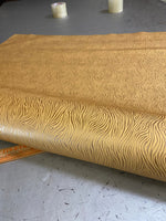 Load image into Gallery viewer, Gold faux leather vinyl upholstery fabric 54" wide
