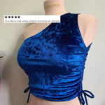 Load image into Gallery viewer, Royal Crushed Stretch Ice Velvet Clothing Dress Spandex 4-WAY Stretch Fabric
