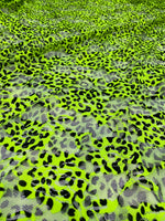 Load image into Gallery viewer, Cheetah Stretch Lace poly Fabric By The Yard Wedding, Prom, Dresses, Lingerie, Pageant
