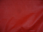Load image into Gallery viewer, Red matt Gator upholstery Faux vinyl fabric per yard
