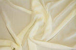 Load image into Gallery viewer, ivory Chiffon soft Sheer  60" Wide Fabric By The yard
