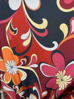 Load image into Gallery viewer, Vintage floral spandex 4 way stretch 58" wide
