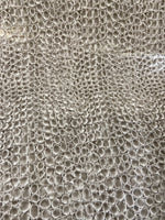 Load image into Gallery viewer, Crocodile spoted Vinyl faux fabric Embossed upholstery 54" Wide
