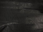 Load image into Gallery viewer, Vinyl faux Black metallic Lightning upholstery  fabric per yard
