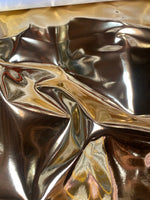 Load image into Gallery viewer, Gold Chrome Mirror Glossy Vinyl  Fabric for Shoes Bags Clothing Upholstery Sewing
