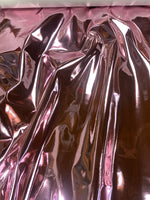 Load image into Gallery viewer, Pink Chrome Mirror Glossy Vinyl Leatherettes Fabric for Shoes Bags Clothing Upholstery Sewing
