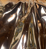 Load image into Gallery viewer, Rose gold Chrome Mirror Glossy Vinyl Leatherettes Fabric for Shoes Bags Clothing Upholstery Sewing
