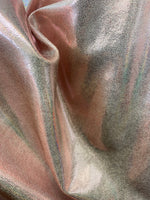 Load image into Gallery viewer, 4 way stretch Mystique Metallic fabric - Rose Gold 60" Wide
