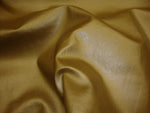 Load image into Gallery viewer, Vinyl Leather fabric Marine vinyl metallic gold Indoor Outdoor vinyl fabric per yard
