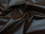 Load image into Gallery viewer, Vinyl Brown Soft Skin Clothing / Upholstery  fabric by the yard 54" wide
