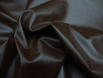 Load image into Gallery viewer, Vinyl Brown Soft Skin Clothing / Upholstery  fabric by the yard 54" wide

