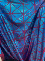 Load image into Gallery viewer, Stretch Blue mystique diamond Nylon ,swimsuits, 60” wide
