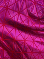 Load image into Gallery viewer, Fuchsia  mystique diamond Nylon 4 way stretch 60” wide
