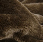 Load image into Gallery viewer, Brown Bear Faux Fur Fabric – Short Hair Plush for Crafts &amp; Upholstery
