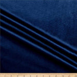 Load image into Gallery viewer, Navy Royalty luxurious sheen velvet polyester for upholstery and drapery
