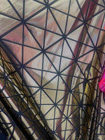 Load image into Gallery viewer, Gold mystique diamond Nylon ,swimsuits, 4 way stretch 60” wide
