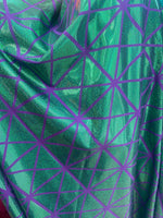 Load image into Gallery viewer, Green mystique diamond Nylon 4 way stretch 60” wide
