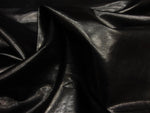 Load image into Gallery viewer, Black Faux Leather Wet Upholstery vinyl fabric per yard
