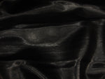 Load image into Gallery viewer, Black Faux Leather Wet Upholstery vinyl fabric per yard
