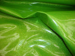 Load image into Gallery viewer, Kiwi green Glitter Faux leather Upholstery craft Vinyl BY THE YARD 54” wide

