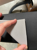 Load image into Gallery viewer, Faux Leather Automotive Furniture black Vinyl With Foam backing Heavy Duty | SOLD by the YARD
