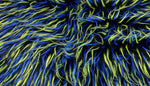 Load image into Gallery viewer, 58"  Wide Spike Faux fur blue green on back Upholstery Fabric by the yard
