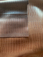 Load image into Gallery viewer, Vinyl Faux Leather Crocodile Nile embossed Faux vinyl  upholstery 55" Wide
