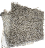 Load image into Gallery viewer, Faux Fur Long Pile Curly Fabric ALPACA Gray / 60” Wide / Sold by the Yard
