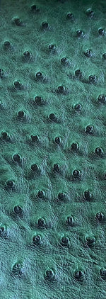 Load image into Gallery viewer, Half yard cuts Hunter green ostrich faux vinyl Marine grade UV resistance waterproof Fabric
