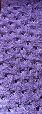 Load image into Gallery viewer, Ostrich /faux vinyl Marine grade /UV resistance waterproof Fabric- Purple
