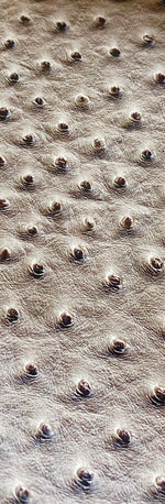 Load image into Gallery viewer, Mocha Ostrich Embossed Marine Vinyl – Faux Leather Upholstery Fabric for Boats, Cars, Furniture
