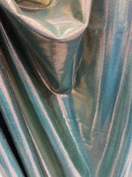 Load image into Gallery viewer, 4-Way Stretch blue green Mystique Spandex  Fabric by the yard 60 " Wide
