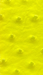 Load image into Gallery viewer, Neon yellow ostrich faux vinyl Marine grade UV resistance waterproof Fabric
