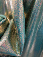 Load image into Gallery viewer, 4-Way Stretch blue green Mystique Spandex  Fabric by the yard 60 " Wide
