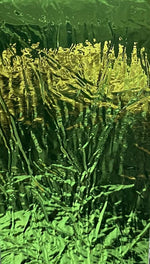 Load image into Gallery viewer, Green Cracked metallic reflective Distressed vinyl upholstery craft fabric per yard 54" Wide
