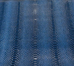 Load image into Gallery viewer, Blue Mamba 3D Gator embossed Vinyl Leather upholstery tote bags fabrics
