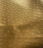 Load image into Gallery viewer, Gold ostrich faux vinyl Marine grade UV resistance waterproof Fabric
