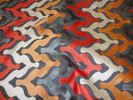 Load image into Gallery viewer, Velvet Atomic Wave Embossed Raised Velvet upholstery Drapery Fabric per yard

