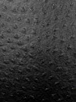 Load image into Gallery viewer, Black ostrich faux vinyl Marine grade UV resistance waterproof Fabric
