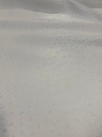 Load image into Gallery viewer, White ostrich faux vinyl upholstery Fabric 54” wide
