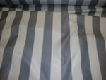 Load image into Gallery viewer, Dark Grey light Grey Striped Waterproof Outdoor Canvas fabric 60" 600 Denier wide per yard
