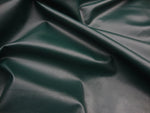 Load image into Gallery viewer, vinyl Faux Leather fake Hunter Green  Upholstery fabric per yard shipped ROLLED
