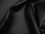 Load image into Gallery viewer, Black Upholstery Faux Leather vinyl fabric per yard ships rolled

