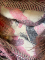 Load image into Gallery viewer, Mix Multi Pink Mongolain Faux Fur Long PIle  fabric by the yard 58" Wide
