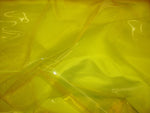 Load image into Gallery viewer, 54" Wide Yellow 10 Gauge Transparent Tinted Plastic Vinyl Fabric By the Yard upholstery, costumes, diy projects, handbags, shoes accessories
