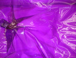 Load image into Gallery viewer, Transparent Tinted Plastic Vinyl 54 Inch Wide Fabric By the Yard-Purple
