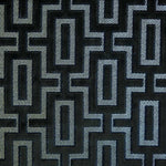 Load image into Gallery viewer, Bergman Cut velvet geometric upholstery fabric 54” wide
