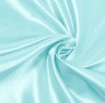 Load image into Gallery viewer, 5 yards light aqua Bridal Satin  fabric  60” wide
