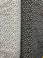 Load image into Gallery viewer, Small dog paws print poly cotton, no stretch, 60" wide, non-stretch, sells by the yard
